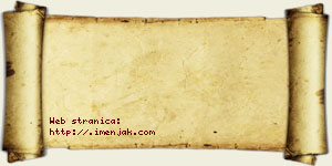 Anđela Peković vizit kartica